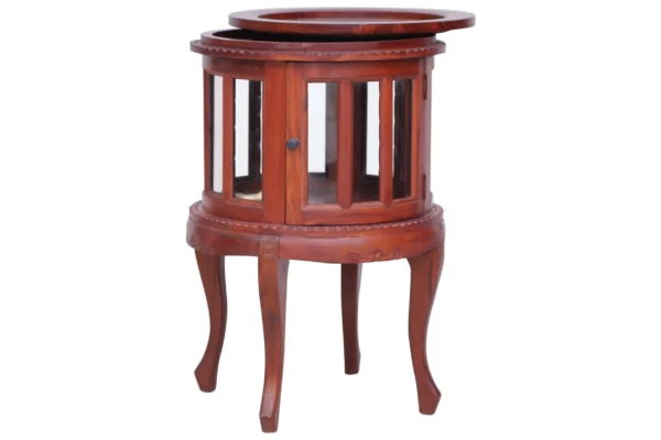 Antique Wooden Pedestal - Image 4