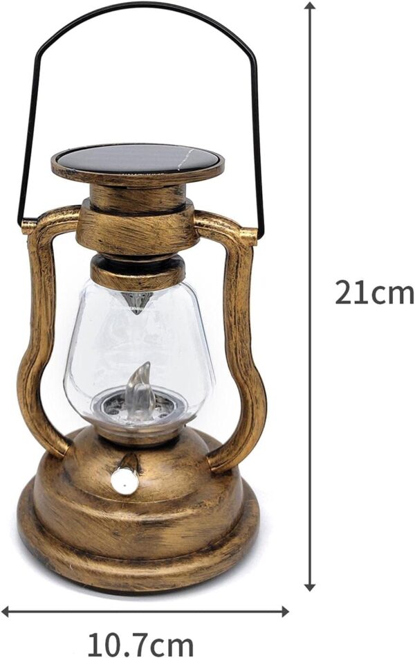 Antique Paraffin Lamp – 1900s Vintage Lighting - Image 3