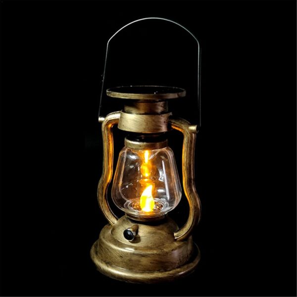 Antique Paraffin Lamp – 1900s Vintage Lighting - Image 5