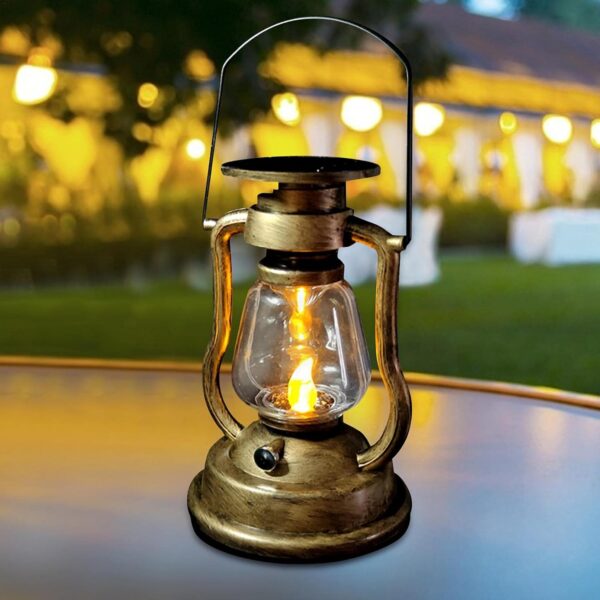 Antique Paraffin Lamp – 1900s Vintage Lighting - Image 4